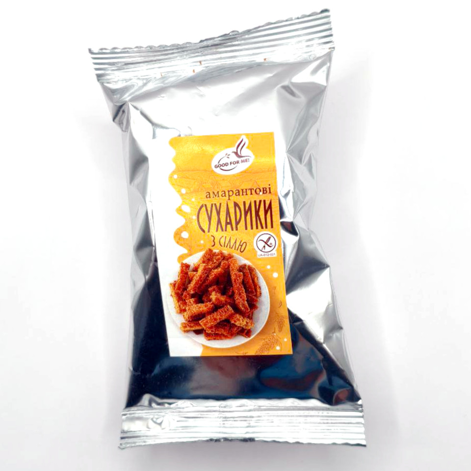 Сухарики з темного безглютенового хлібу з амарантом - Зображення 2