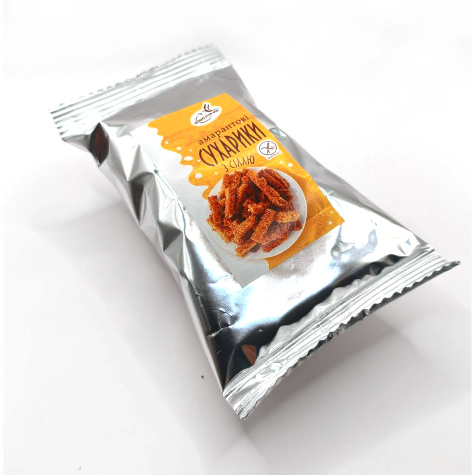 Сухарики з темного безглютенового хлібу з амарантом - Зображення 4