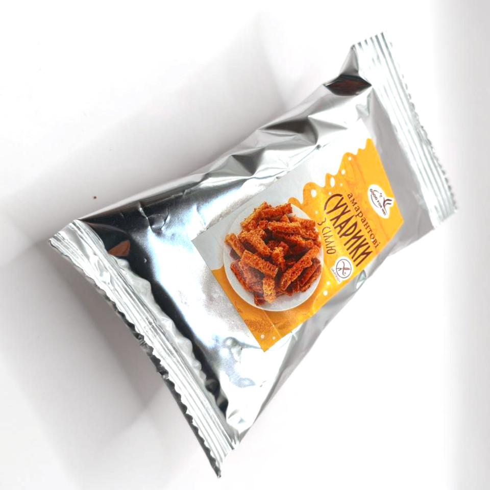 Сухарики з темного безглютенового хлібу з амарантом - Зображення 5