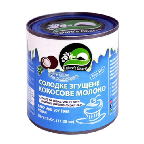 Молоко кокосове згущене "Nature's Charm", 320 г