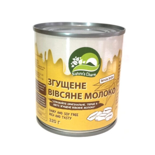 Молоко вівсяне згущене "Nature's Charm", 320 г