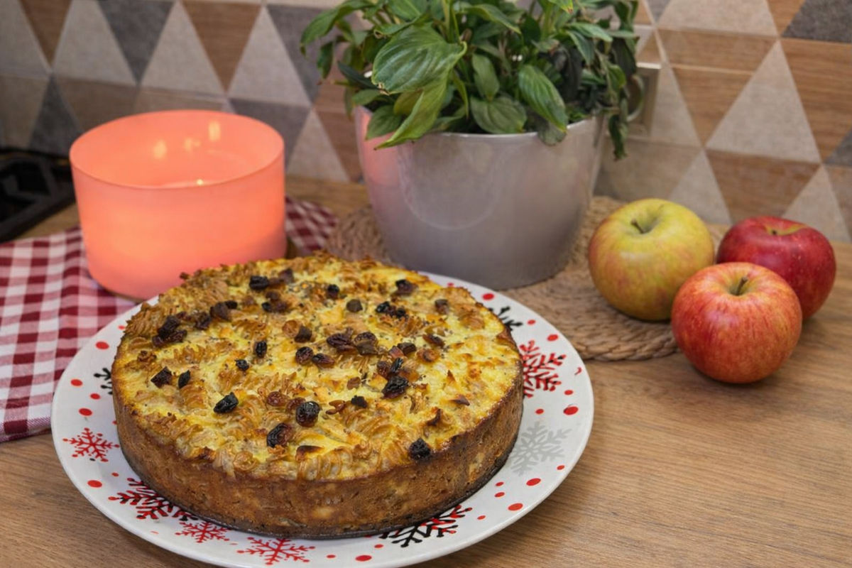 Запіканка «Бабка» з гречаними макаронами