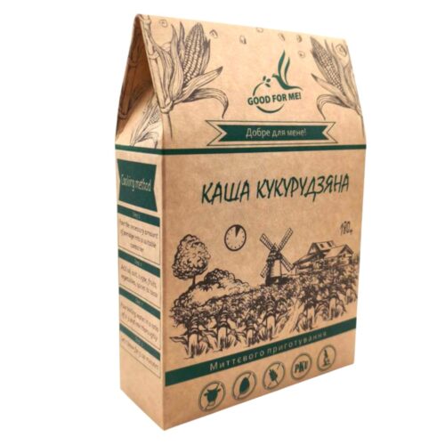 Кукурудзяна каша без глютену GFM (AOECS) з яблуком ш/п 180 г