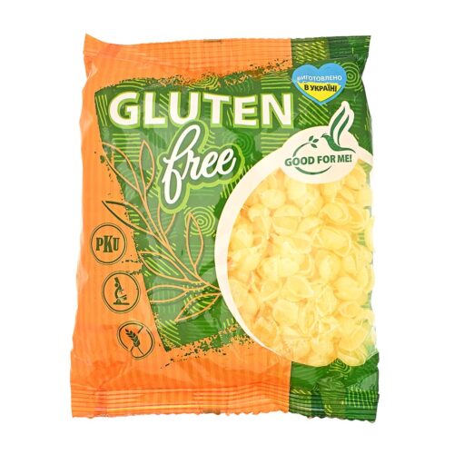 Низькобілкові кукурудзяні макарони-мушлі GFM (ФКУ/PKU) 300 г